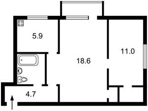 Квартира D-40116, Литвинского Юрия (Российская), 44, Киев - Фото 3