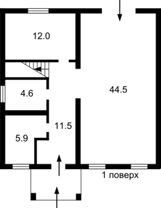Дом Петропавловская Борщаговка, G-815640 - Фото1