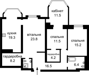 Apartment Klinichna, 23/25, Kyiv, P-32335 - Photo2