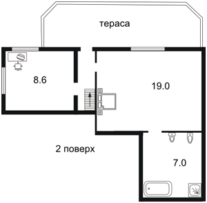 Дом Сосновая, Украинка, F-14477 - Фото 4