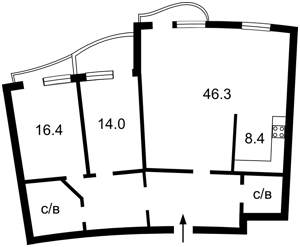 Квартира G-1155138, Іллєнка Юрія (Мельникова), 18б, Київ - Фото 6