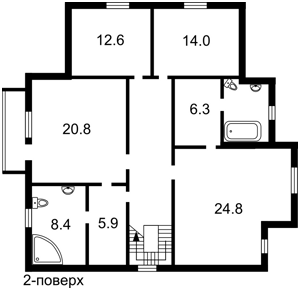 Будинок Виговського Івана (Гречка Маршала), Київ, F-33998 - Фото 3