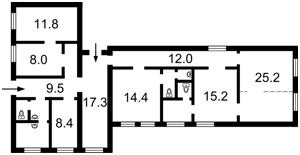  Офис, C-94040, Чикаленко Евгения (Пушкинская), Киев - Фото 1