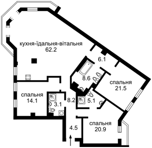Квартира Толстого Льва, 39, Киев, F-36387 - Фото2